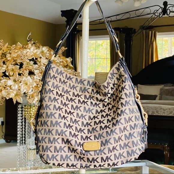 Michael Kors Handbags - Michael Kors MK logo hobo bag
